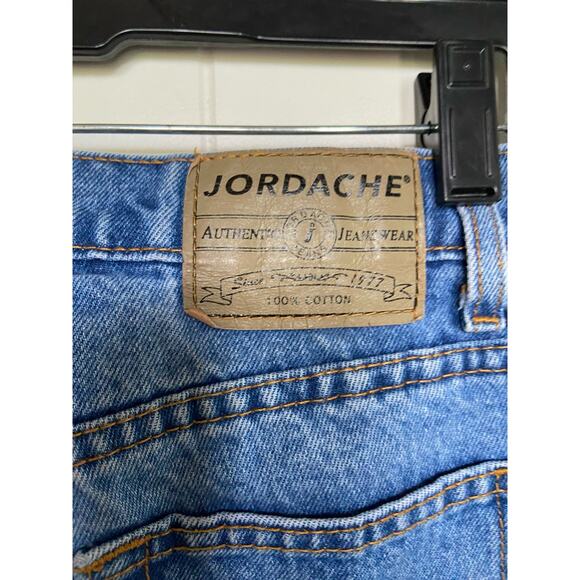 Jordache Womens Jeans Size 7/8 Vintage Blue Denim Tapered Leg 100% Cotton - Picture 5 of 8